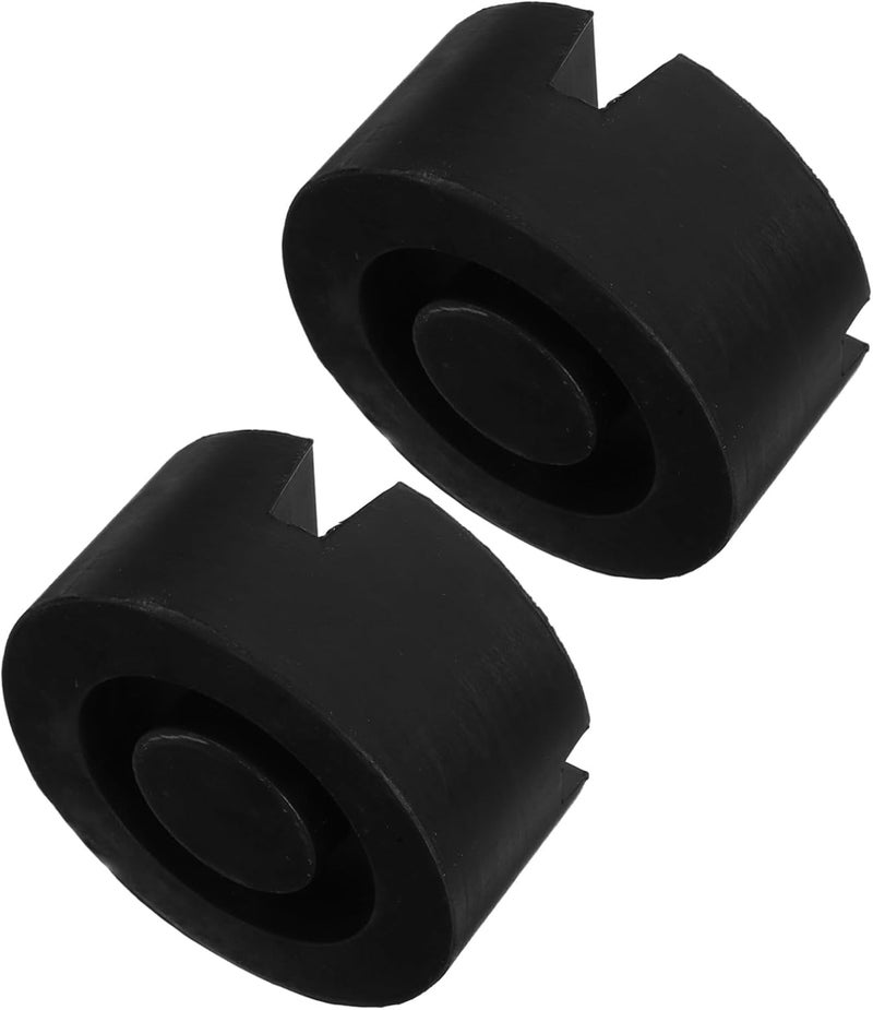 DOITOOL 2pcs Rubber Jack Pads Antislip Design for Safe Vehicle Lifting Support Blocks for Car and Rv Lightweight and Portable - Image 1