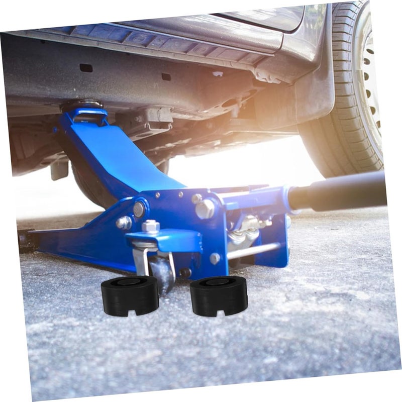 DOITOOL 2pcs Rubber Jack Pads Antislip Design for Safe Vehicle Lifting Support Blocks for Car and Rv Lightweight and Portable - Image 5