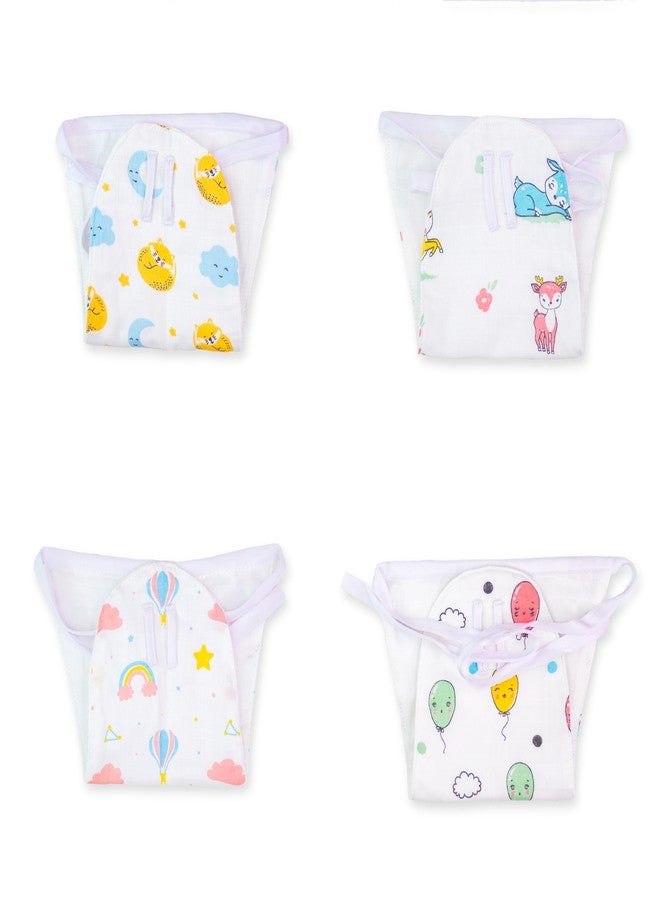 FAWNFEEL Cloth Nappy for Newborn Babies, Reusable Diaper, White (3-6 MONTHS) - Image 2