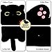 SNOWOLF Black Cat Plush Toy Soft Long Cat Pillow Plushies Doll Stuffed Animal Plush Body Pillow Black Sesame Meowchi Sofa Throw Pillow Decoration Gift for Kids Girl 70cm275inch - Image 4