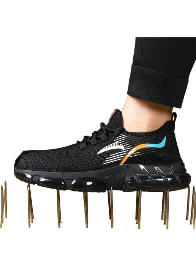 Jingtu Safety Shoes For Men, Summer Breathable, Steel Toe Cap, Puncture-Resistant, Lightweight, Work Functional Shoes 3023 Size 43 - Image 2