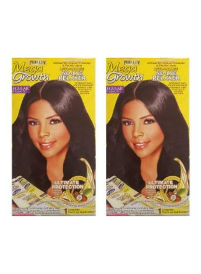 مجموعة الاسترخاء ميجا غروث نو لاي العادية للاستخدام مرة واحدة، قطعتان