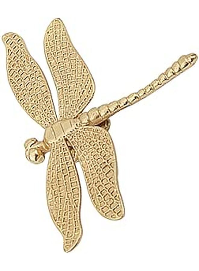 Brass Dragonfly Drawer Knob Cabinet Door Handle Metal Pull Hardware For Wardrobe Kitchen - Image 1