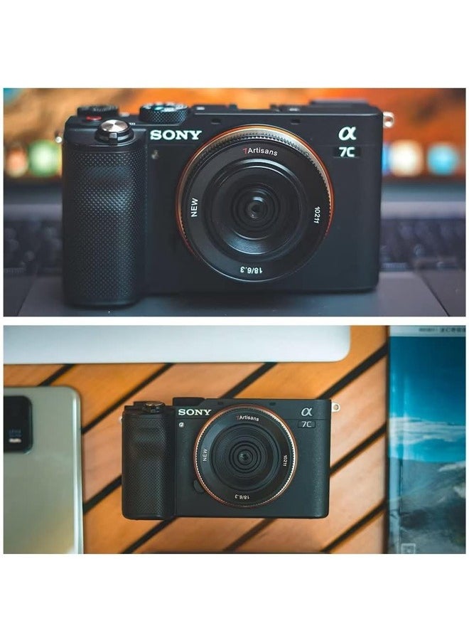 7artisans - 7artisans 18mm F6.3 Mark II UFO APS-C Prime Lens, Compatible with Sony E-Mount Mirrorless Cameras A5000 A6000 A6100 A6300 A6400 A6500 A6600 NEX-3 NEX-3N NEX-3R NEX-5T NEX-5R, Compact & Lightweight - Image 1