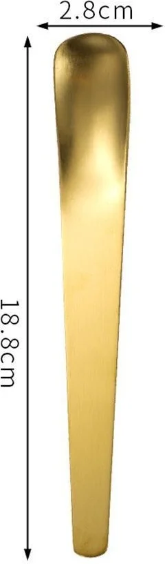 Chavin Stainless Steel Gold 18 cm Dessert and Ice Cream Spoon CIN944SR