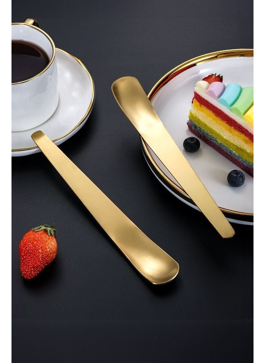 Stainless Steel Gold 18 cm Dessert and Ice Cream Spoon CIN944SR - pzsku/ZFE6D9E489978A0F7FC66Z/45/_/1730739304/7f3796b5-3760-4c96-b50c-6f62fa50df9c