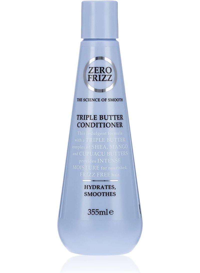 Zero Frizz TRIPLE BUTTER CONDITIONER HYDRATES SMOOTHES 355 ml - Image 1