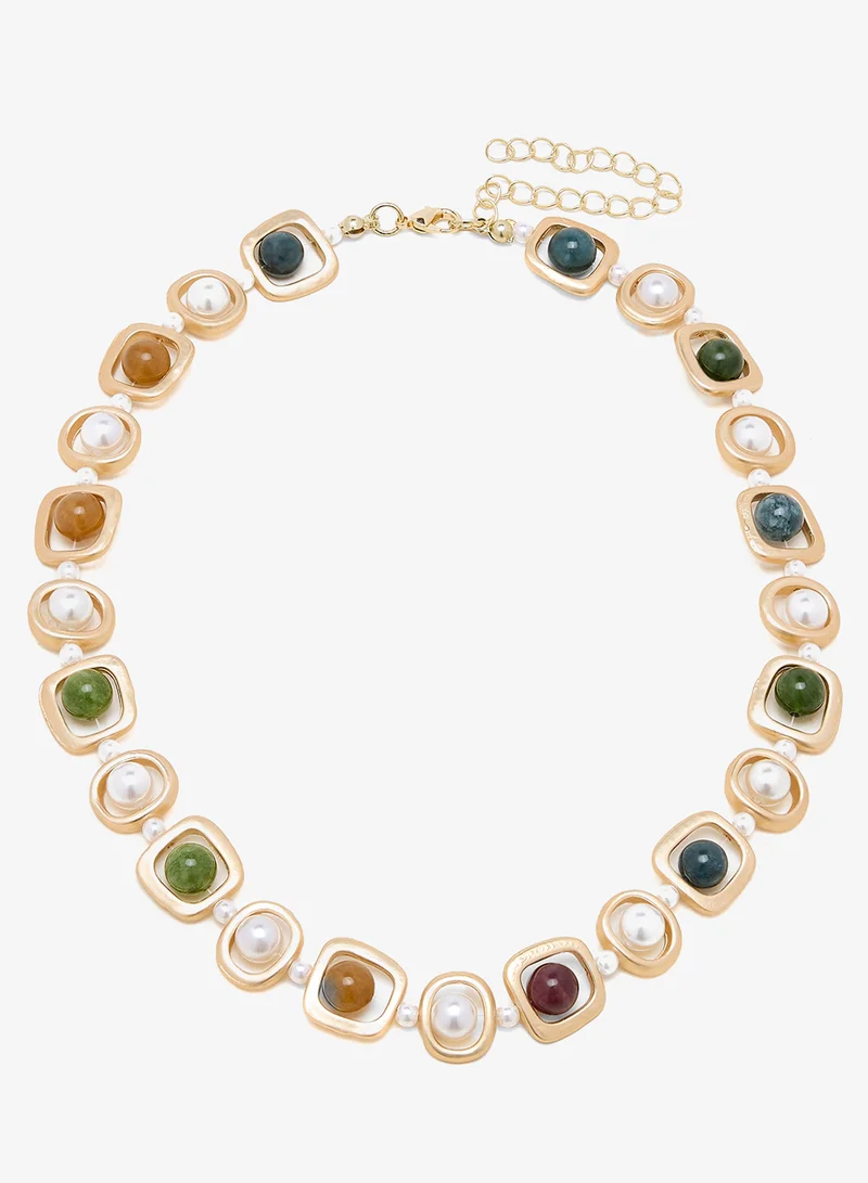 Ella Limited Edition Diamonte Rhinestone Drop Down Necklace