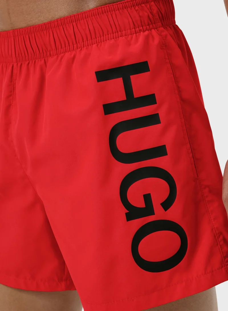HUGO Logo Swim Shorts