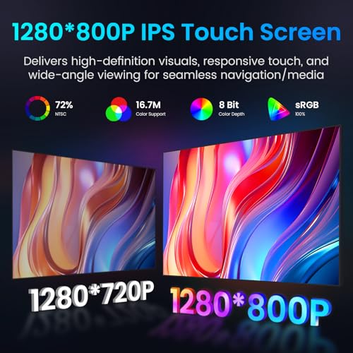 Jerqry 8Core 4G RAM Car Radio Stereo for Toyota RAV4 20132018 Upgrade 5GWiFi Android 13 SplitScreen SWC GPS Bluetooth 50 Touchscreen Replacement with Carplay Android Auto DSP FMRDS Audio - Image 3
