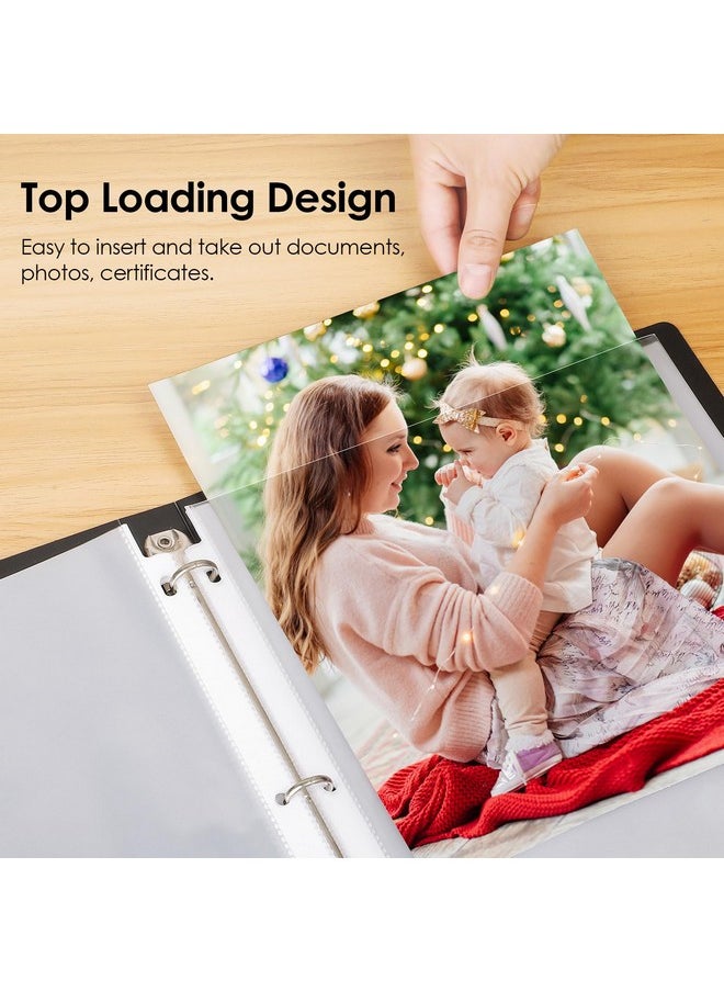 KTRIO - Sheet Protector 8.5 X 11 Inch Non-Glare Clear Page Protectors, Plastic Sleeves For Binders, Paper Protector For 3 Ring Binder Letter Size Top Loading, 100 Pack - Image 1