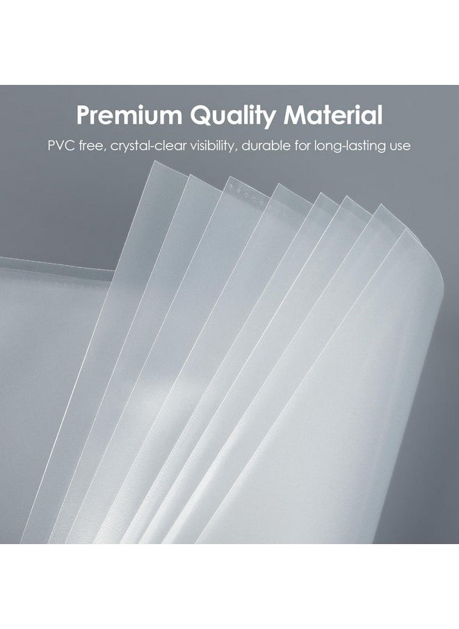 KTRIO - Sheet Protector 8.5 X 11 Inch Non-Glare Clear Page Protectors, Plastic Sleeves For Binders, Paper Protector For 3 Ring Binder Letter Size Top Loading, 100 Pack - Image 1