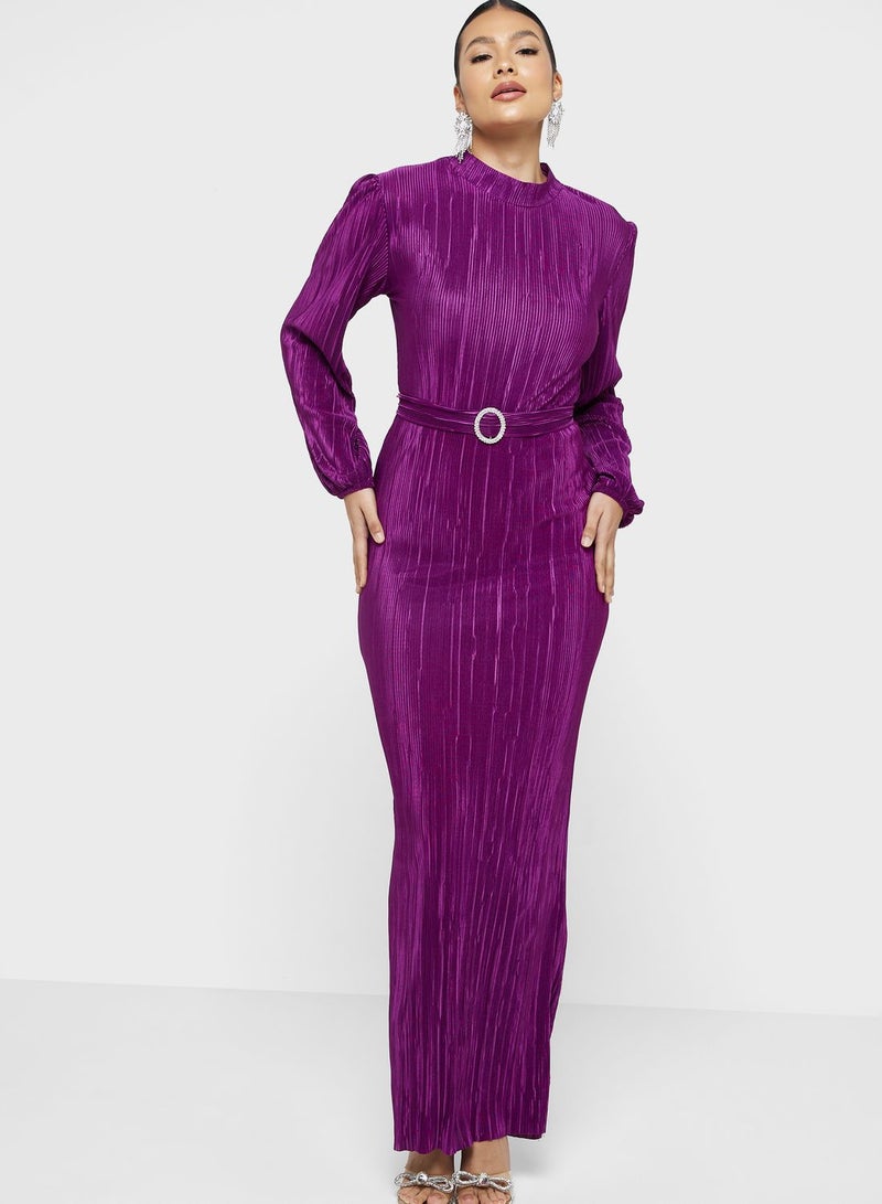 خزانة فستان بطباعة مربعات - Image 4