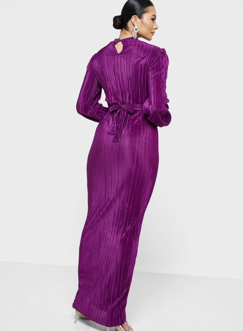 خزانة فستان بطباعة مربعات - Image 2