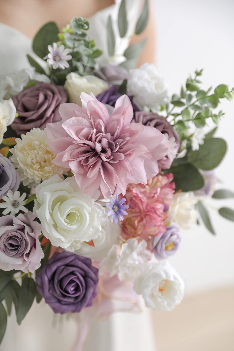 Serra Flora Artificial Flowers Combo Box Set Faux Flowers Bulk Flower Leaf with Stems Arrangements for DIY Wedding Bouquets Party Table Centerpieces Home Decorations Indoor Outdoor - Image 3