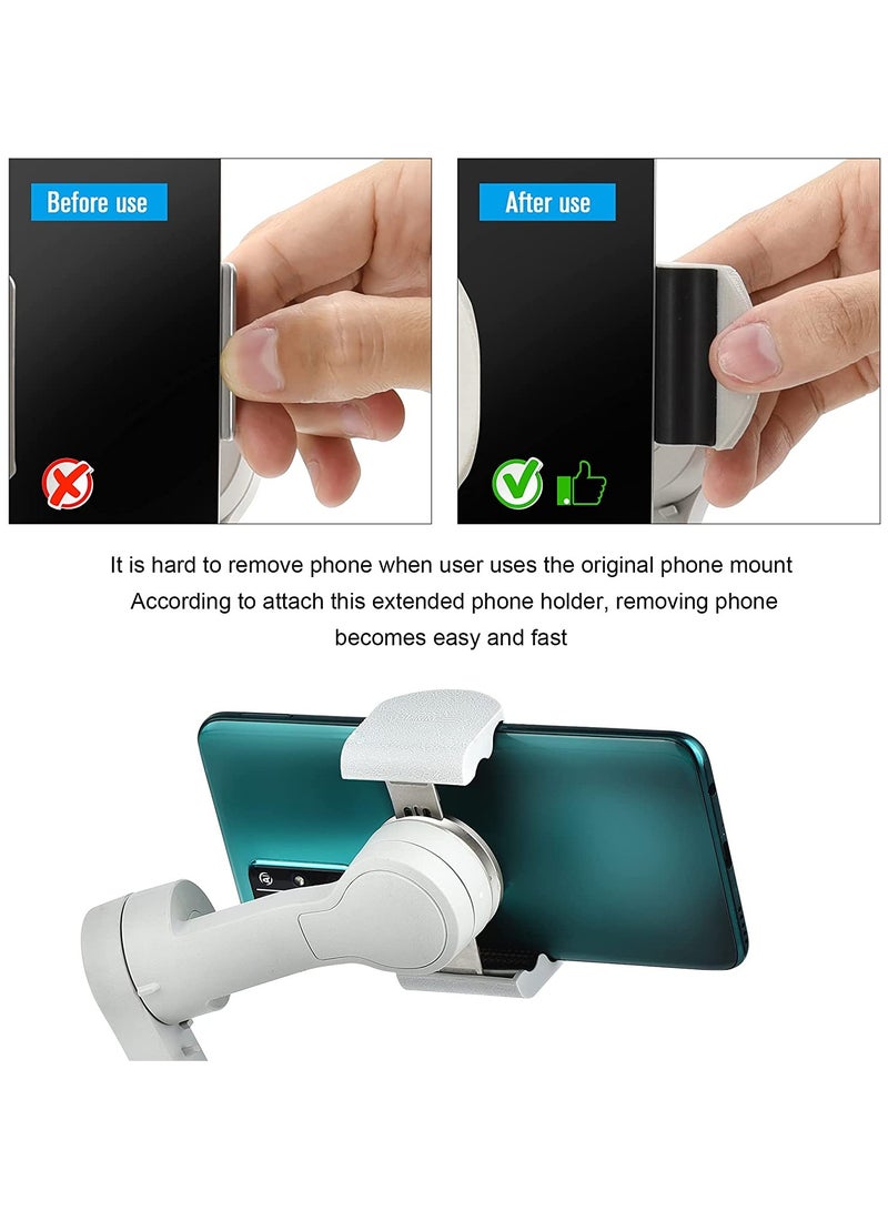 SYOSI Smartphone Clamp Holder Extension Holde for DJI 5/4, Phone Clip Mount Extension,Smartphone Handheld Gimbal Stabilizer Accessories  - Image 5