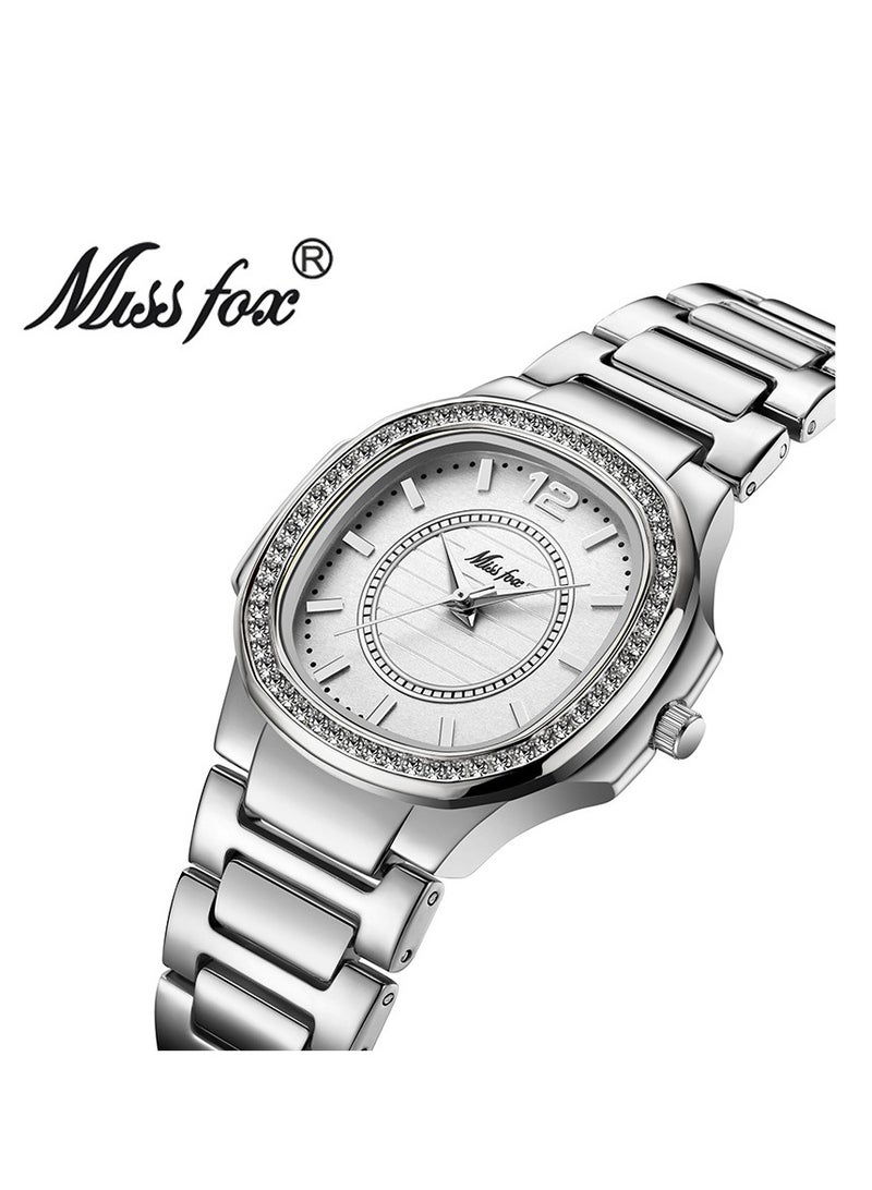 MISS FOX Women's Fashion Diamond Inlaid Watch - Image 1