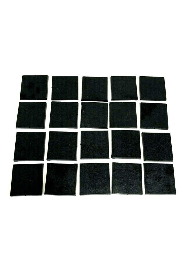 War Base West Lot of 20 Warhammer Fantasy 40mm Square Bases Large Infantry Ogre Troll Swarm - Image 1