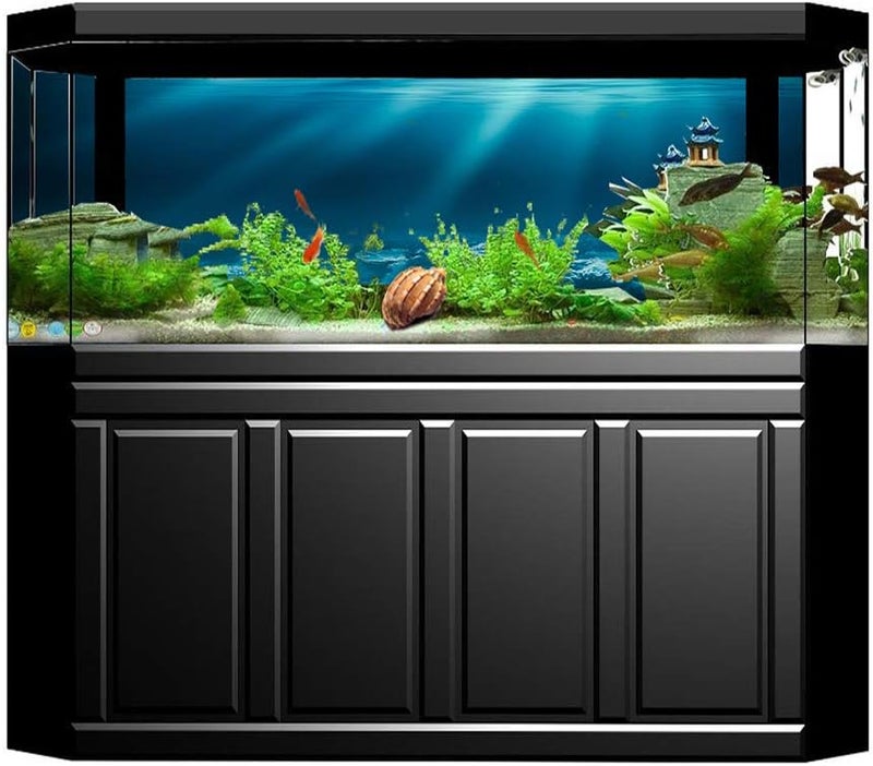 klarako 3D Aquarium Fish Tank Background Poster Picture Wallpaper PVC Adhesive Decor  XS - Image 3