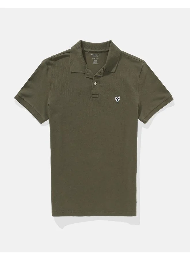 American Eagle AE Slim Flex Polo Shirt