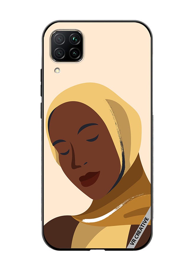 VR CREATIVE Protective Case Cover For Huawei Nova 7i/P40 Lite Cartoon Woman Shape Design Multicolour - Image 1