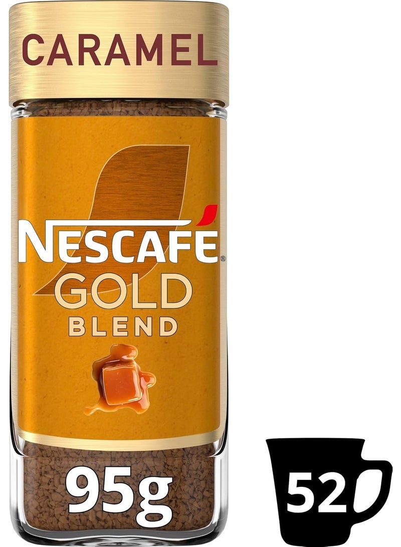 Nestle Nescafe Gold Blend Rich Caramel  Instant Coffee 95grams - Image 2