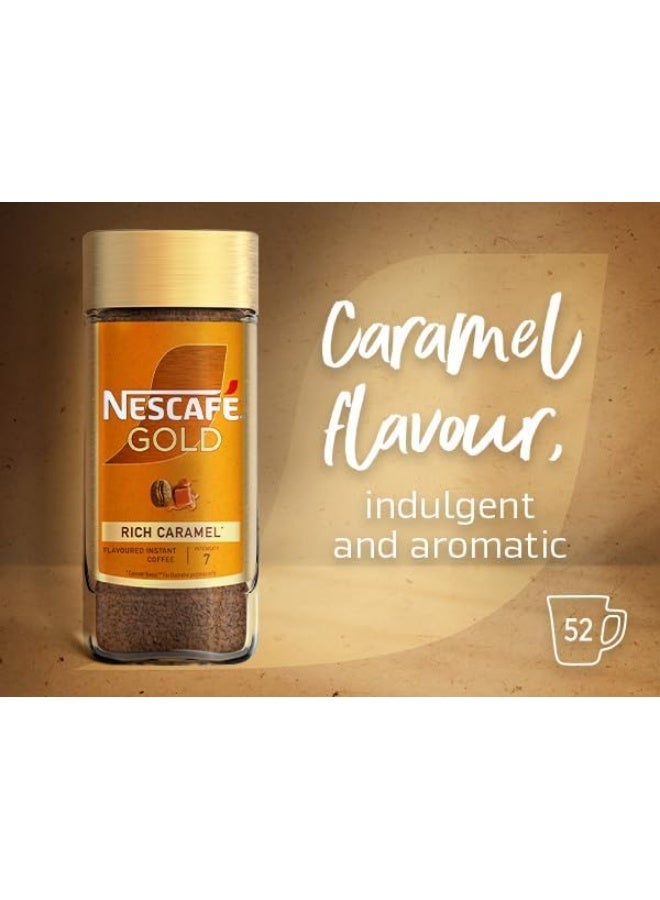 Nestle Nescafe Gold Blend Rich Caramel  Instant Coffee 95grams - Image 5