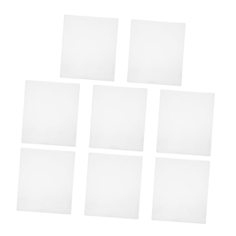 8PCS Clear Plastic Sheet Protectors Rigid Photo Sleeves For Documents Posters Certificates - Image 2