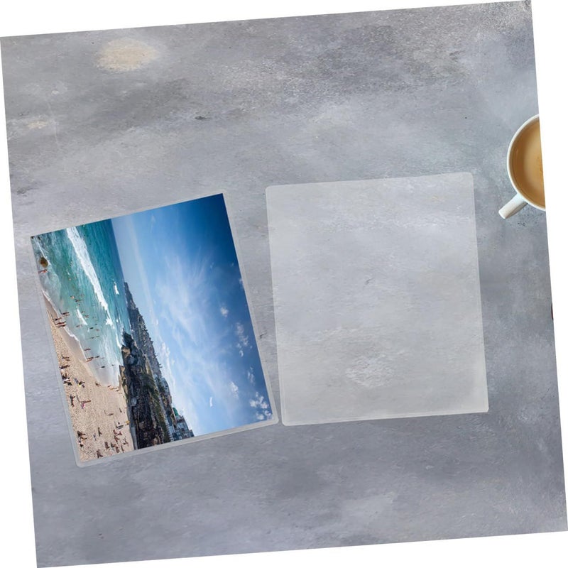 8PCS Clear Plastic Sheet Protectors Rigid Photo Sleeves For Documents Posters Certificates - Image 4