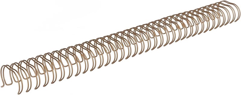 Cross-location transit friendly build Iron Spiral Binding Coils, Spiral Binding Coils 9.5mm 34 Teeth for Reports (Antique Bronze) Multi-style matching design - Image 2