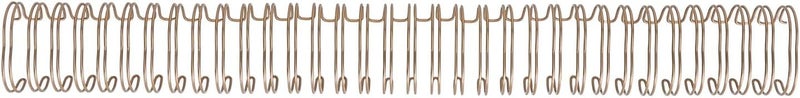 Cross-location transit friendly build Iron Spiral Binding Coils, Spiral Binding Coils 9.5mm 34 Teeth for Reports (Antique Bronze) Multi-style matching design - Image 3