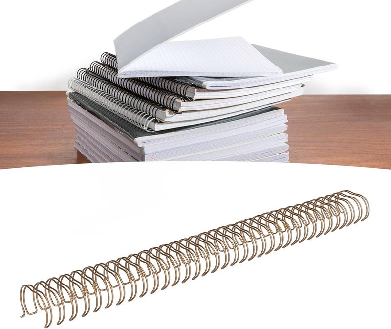 Cross-location transit friendly build Iron Spiral Binding Coils, Spiral Binding Coils 9.5mm 34 Teeth for Reports (Antique Bronze) Multi-style matching design - Image 5