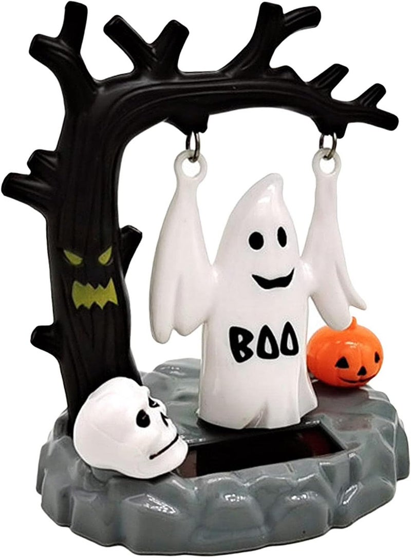 klarako Cute Creative Solar Power Dancing Hanged Ghost Figure Shaking Body Dolls Office Desk Car Dashboard Tabletop Decoration Ornament Kids Gift - Image 3