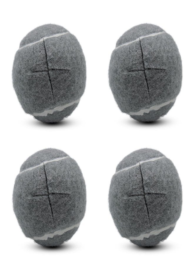 SHYUJAJIE 4 PCS Precut Walker Tennis Balls for Furniture Legs and Floor Protection, Heavy Duty Long Lasting Felt Pad Glide Coverings for Chair (Grey) - Image 1