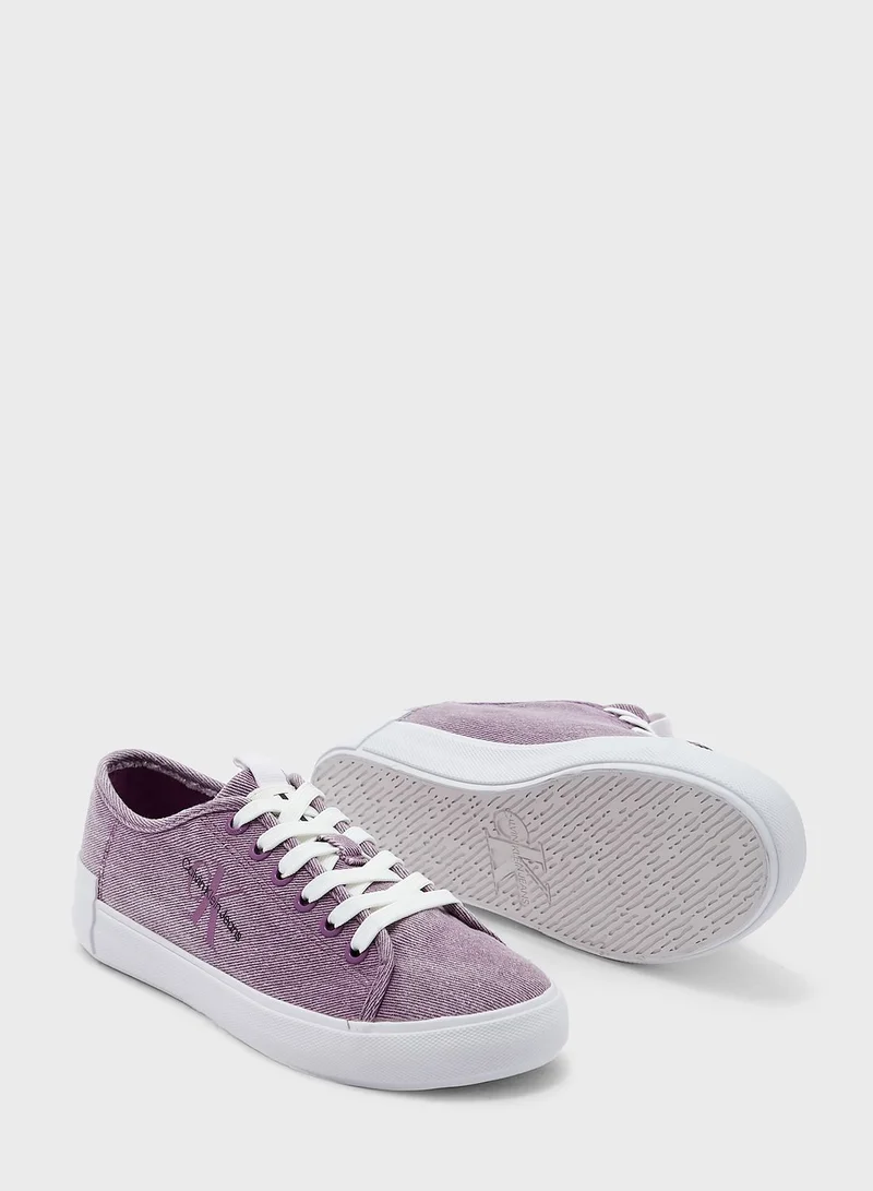 CALVIN KLEIN Vulcanized Lace Up Sneakers