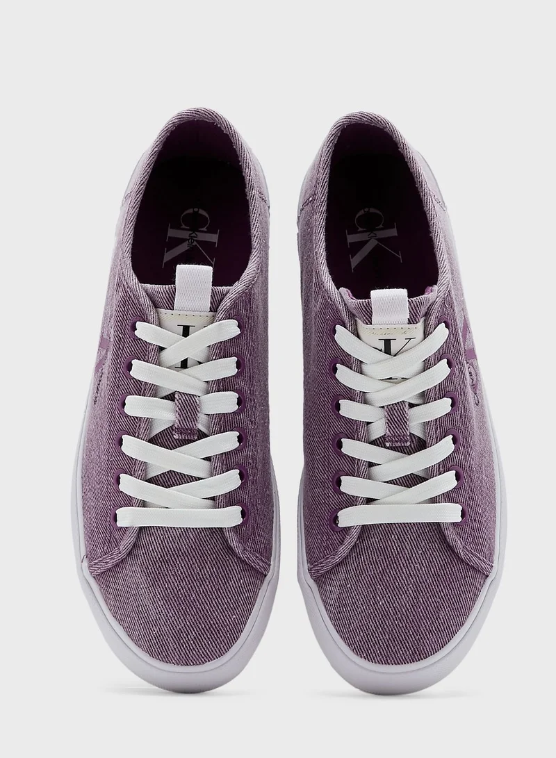 CALVIN KLEIN Vulcanized Lace Up Sneakers