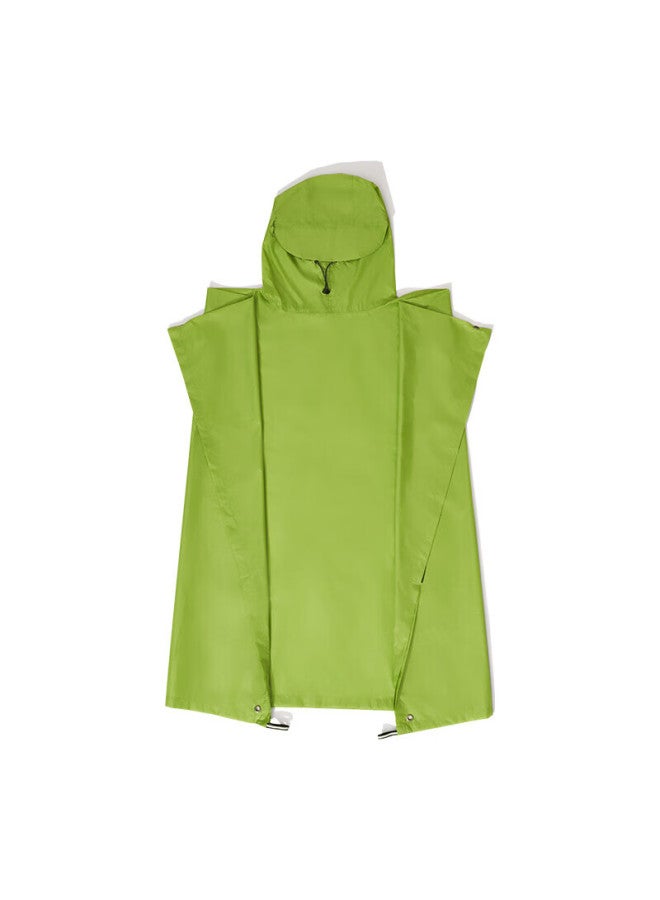 Mobigarden Outdoor Camping Hiking Ultra-light Multifunctional Rain Poncho, Raincoat, And Sunshade Three-in Nx23667004 Lemon Gree - Image 1