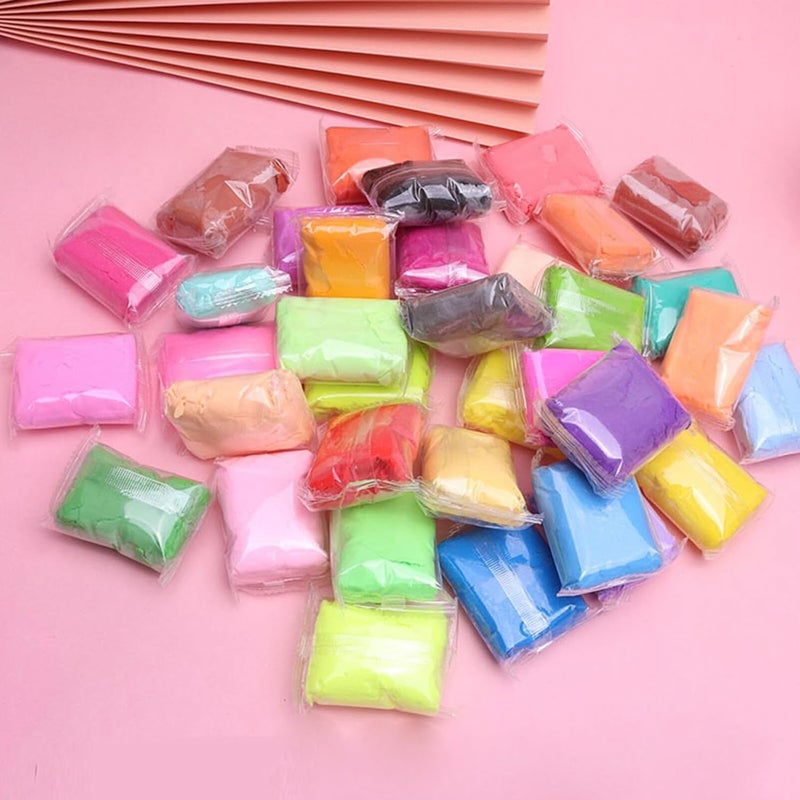 Foloose Air Dry Clay 24 Colors Air Dry Clay Kit –Safe, Non-Toxic, Ultra-Light, and Easy to Shape for Creative DIY Crafts and Modeling Fun - Image 3