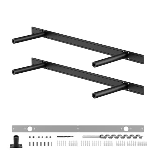 Craftersmark Floating Shelf Bracket Heavy Duty Shelving BracketsDecorative Floating Shelf Hardware BlackHidden Metal Shelf Support Bracket Heavy Duty Floating Mantel Bracket200lbs 22X6X12Starter Jig - Image 1