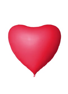 Party Magic Giant Heart Foil Balloons Red 62'' 