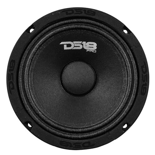 DS18 PRO-GM6.4 Loudspeaker - 6.5", Midrange, Black Steel Basket, 480W Max, 140W RMS, 4 Ohms - Premium Quality Audio Door Speakers for Car or Truck Stereo Sound System (1 Speaker) - Image 3