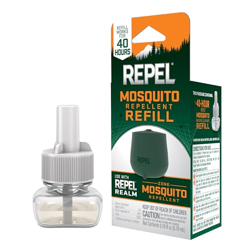 Repel Mosquito Repellent 40-Hour Refill, 0.19 Fluid Ounces, Use with Repel Realm Zone Mosquito Repellent Device, 1 Count - Image 1
