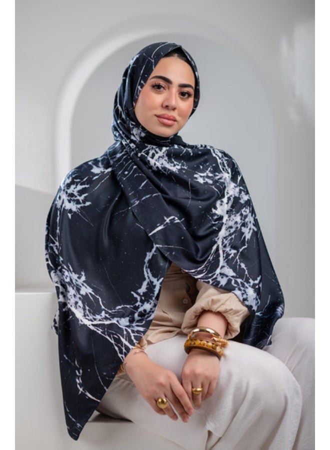 كايان طرحة يومية مريحة ساتان بتصميم مميز - متعدد الألوان - Image 1