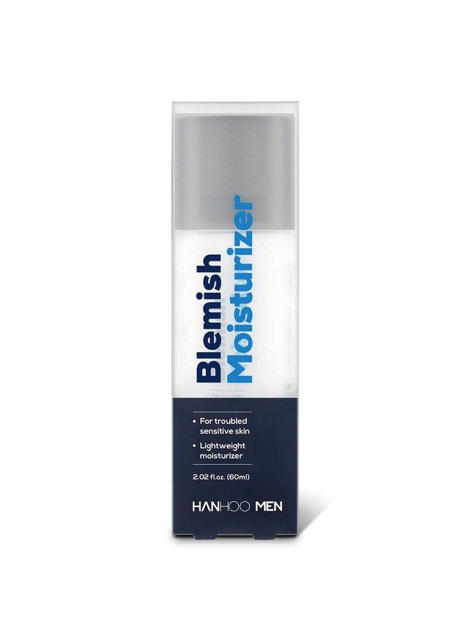 HANHOO Men Blemish Moisturizer | Daily Face Moisturizer | Lightweight Fastabsorbing Face Lotion With Bamboo Hyaluronic Acid And Zinc | Hydrates And Soothes Postshave Irritation | 2.02 Fl Oz - Image 3