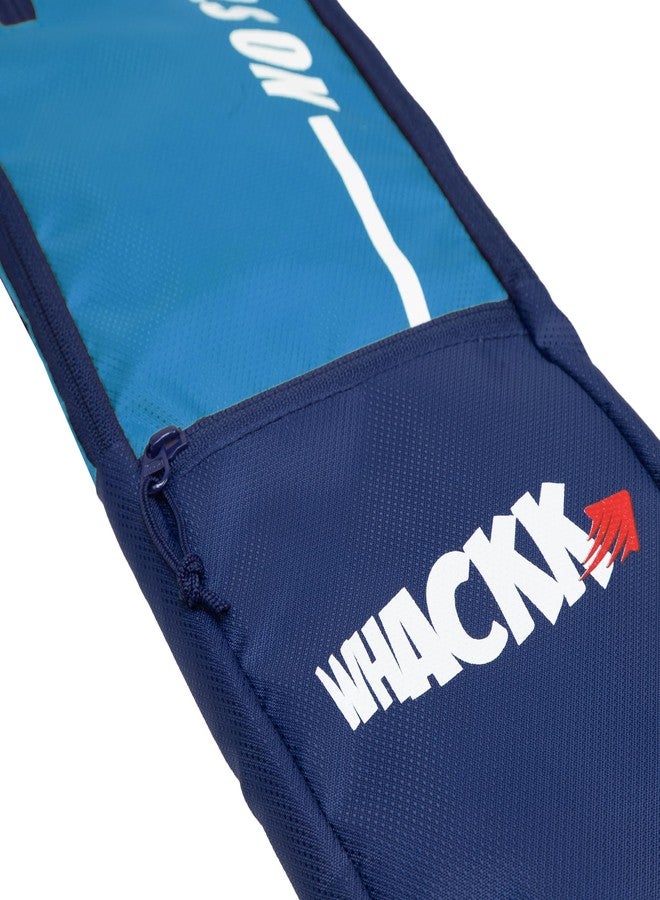 WHACKK Hayden Cricket Bat Cover Polyester Material, Premium Full Size Cover for Wooden and Plastic Bats with Heavy Duty Stitched Strap - Made in India (Blue) - Image 3