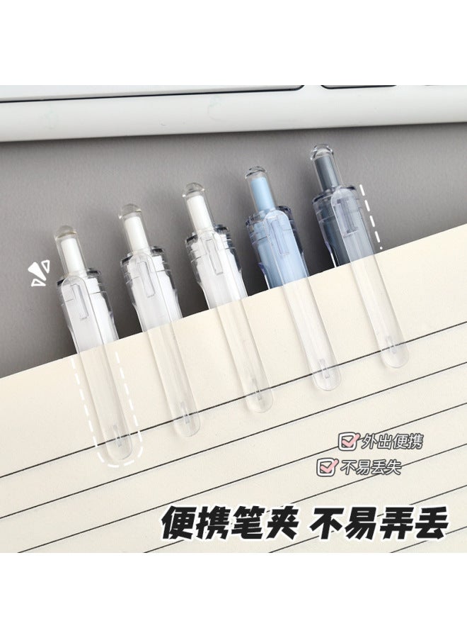 HELPS Creative Press Pen, High-looking, Smooth And Quick-drying Small White Pen St Head 0.5mm Signature Brush Pen Gel Pen - Image 3
