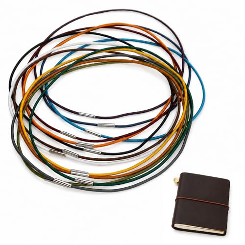 Dwpetzo 13 Colors Passport Size Elastic Bands for Travelers Notebook Accessories, Travel Journal Book Closure Bands for Traveler's Notebook Connecting Reffils Inserts - Image 1