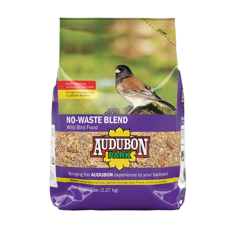 Audubon Park 12228 No-Waste Blend Wild Bird Food, 5-Pound - Image 1
