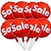 DYT 8PCS Red Sale Foil Balloon 18inch Round Sale Mylar Balloon - Image 2