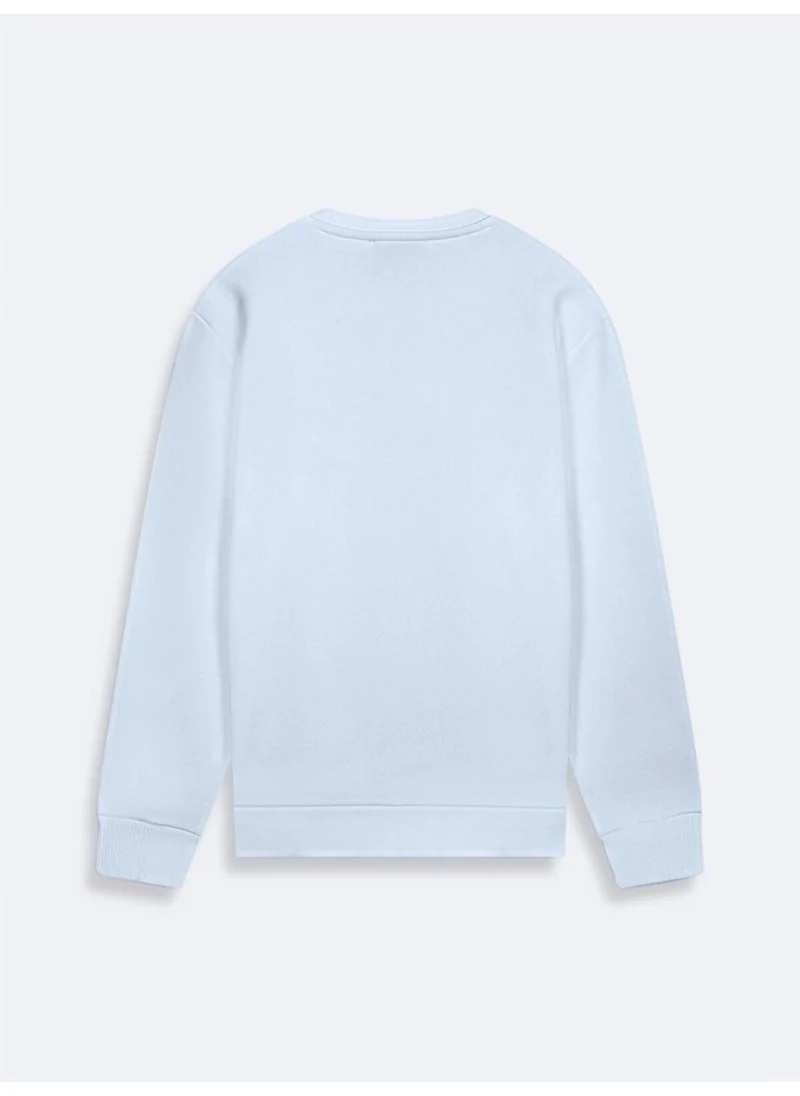 LTB Sign Printed Lilac Sweatshirt